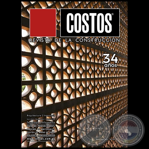 COSTOS Revista de la Construcción - Nº 314 - NOVIEMBRE 2021